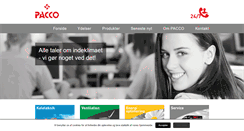 Desktop Screenshot of pacco.dk